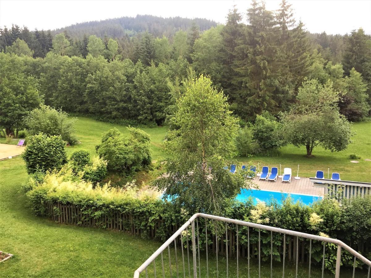 Ruhiges Doppelzimmer Im Hotel Ahornhof Lindberg ภายนอก รูปภาพ